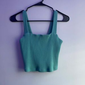 American Eagle Teal Crop Top